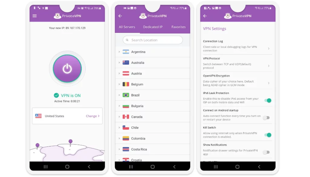 PrivateVPN recenzia