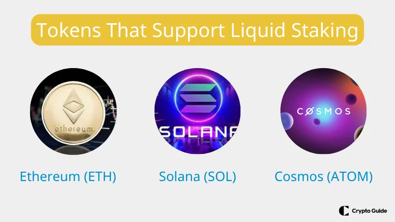 Tokeny, ktoré podporujú liquid staking