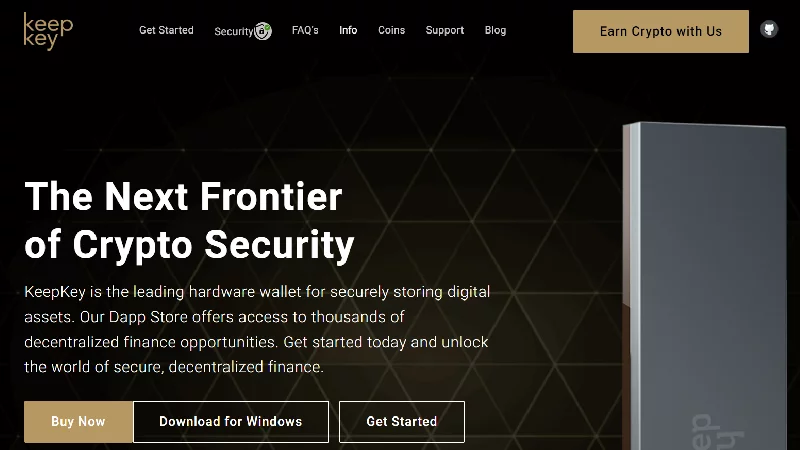 KeepKey Crypto Wallet.