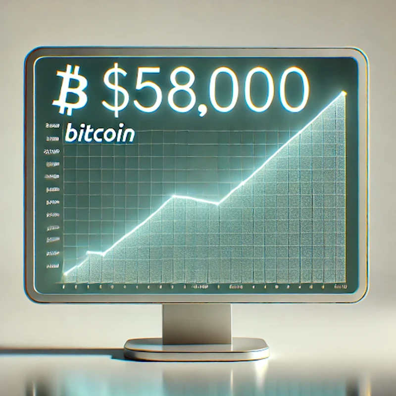 Bitcoin sa blíži $58K ako trh klesá pred rušným dátovým týždňom