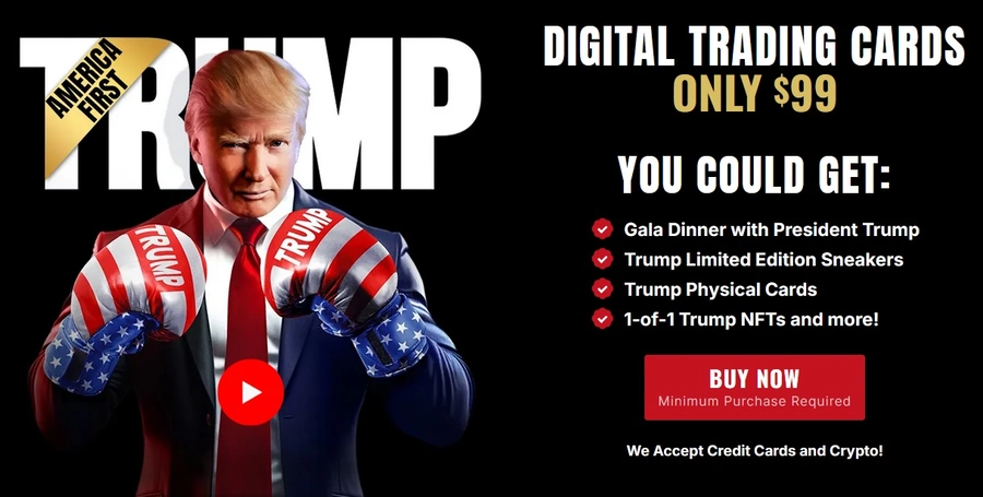 Obchodné karty Trump NFT