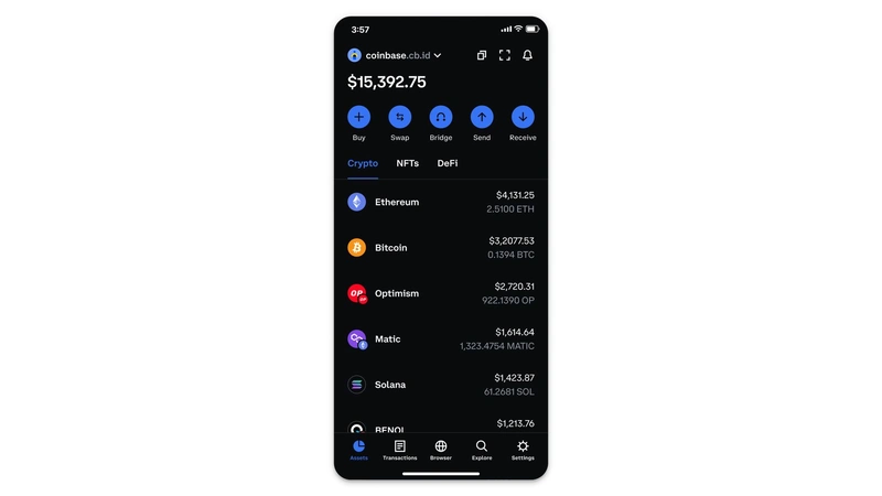 Peňaženka Coinbase2