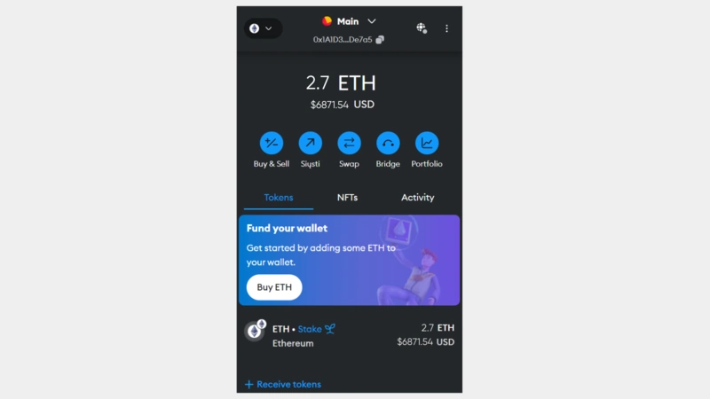 Peňaženka Metamask1