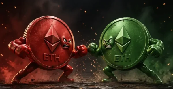 Ethereum je svedkom ťahanice medzi veľkými investormi a drobnými obchodníkmi