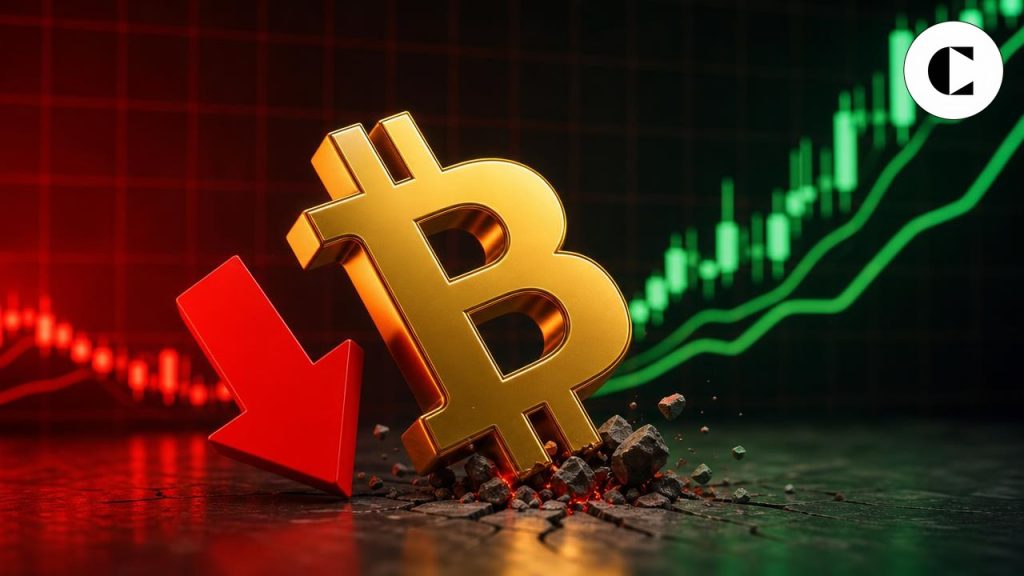 Bitcoin klesá