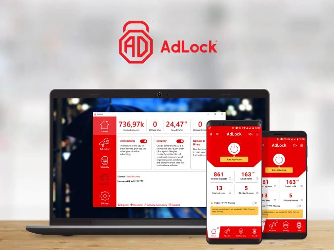 AdLock - bezpečný blokátor reklám pre Android s viacerými možnosťami filtrovania