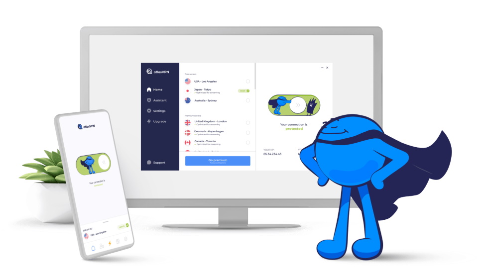 Atlas VPN SafeBrowser - blokovanie mobilnej reklamy
