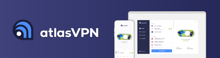 Atlas VPN - bezplatná skúšobná verzia VPN
