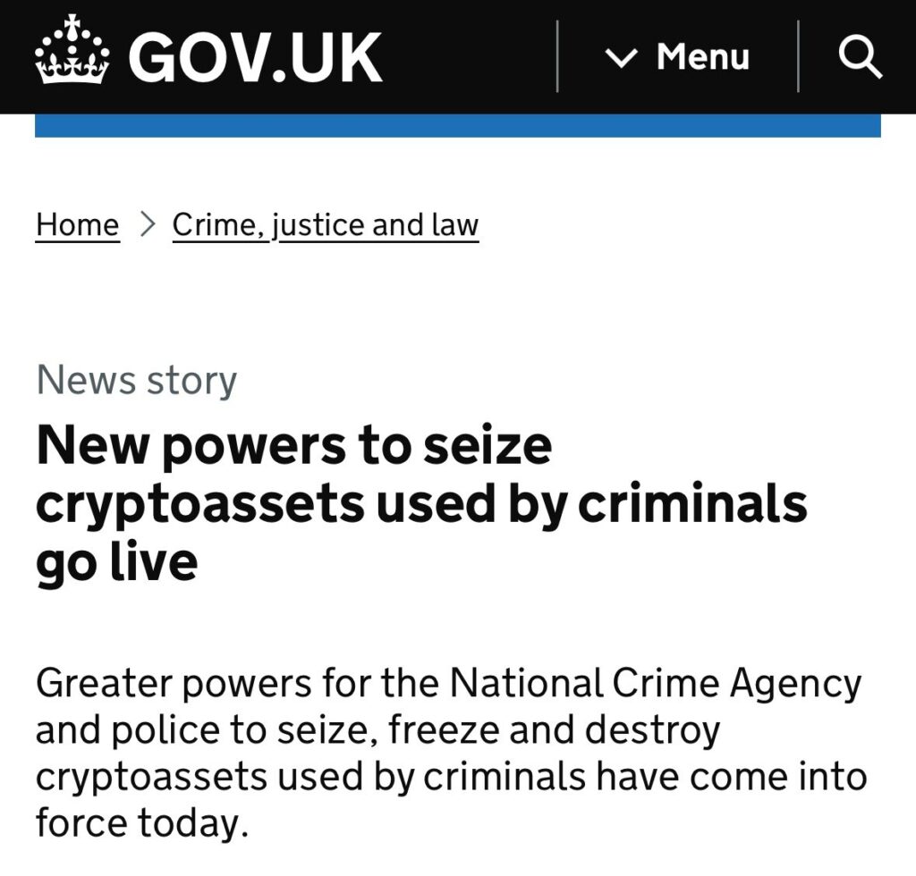 Spojené kráľovstvo sprísňuje kontrolu trestnej činnosti v oblasti kryptomien
