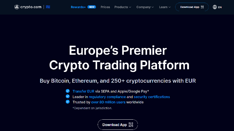 Crypto.com Krypto peňaženka
